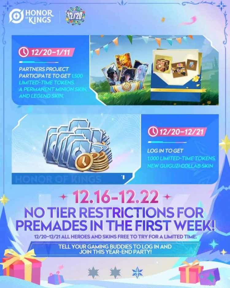 Honor of Kings Unleashes Massive Year-End Event — Free Skins and Rewards Galore 3