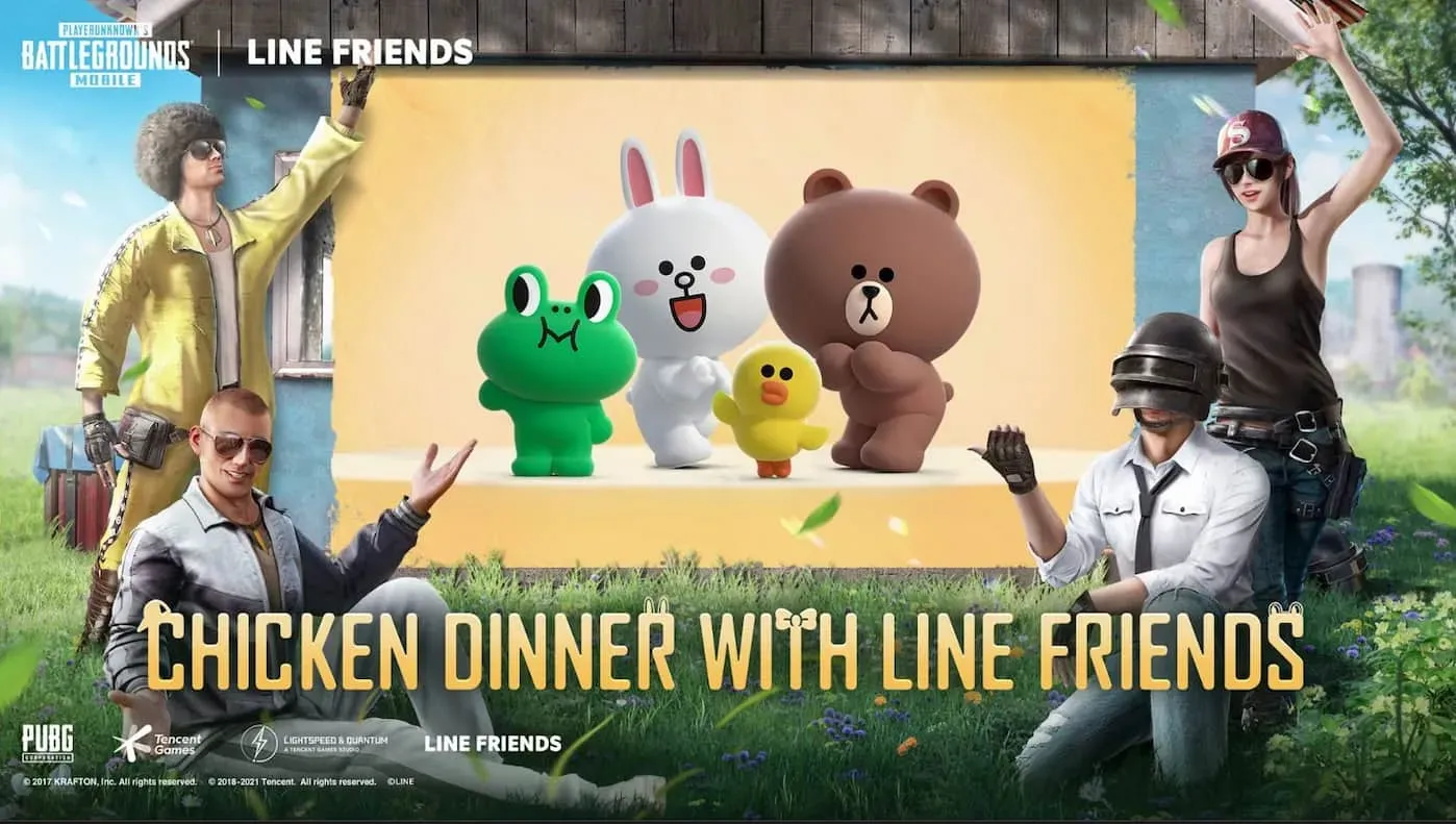 PUBG Mobile x LINE Friends Extravaganza: Развязывание восхитительного хаоса  и эксклюзивные награды до 3 марта 2024 года!. Новости PUBG - обзоры событий  киберспорта, аналитика, анонсы, интервью, статьи - bYMFmXfYA | EGW