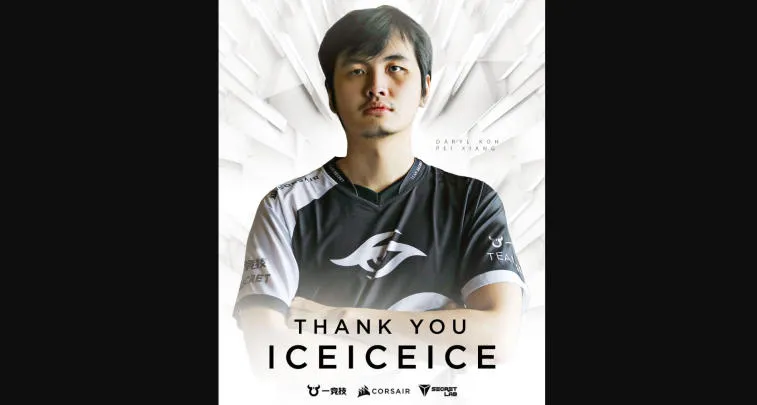 Iceiceice left Team Secret. Photo 1