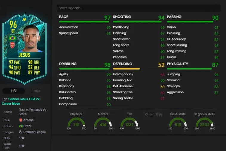 Gabriel Jesus and Erling Haaland received 'Player Moments' version cards. Photo 2