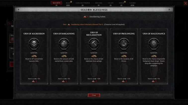 Unlock Powerful Seasonal Bonuses with Diablo 4 Season Blessings in Season 1!. Photo 1